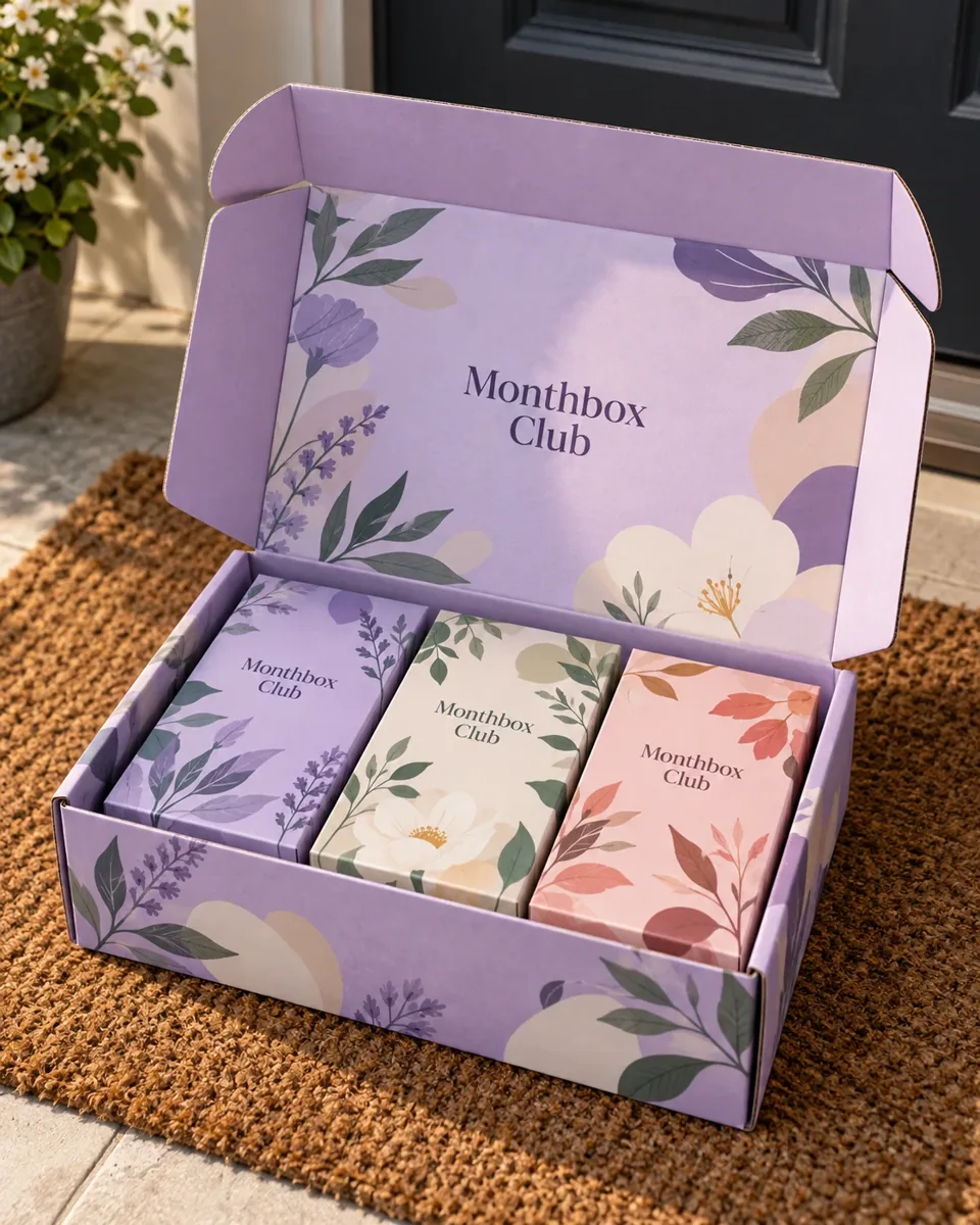 Subscription and e-commerce tuck boxes