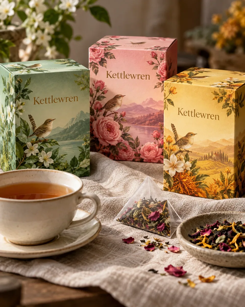 Tea and coffee tuck boxes